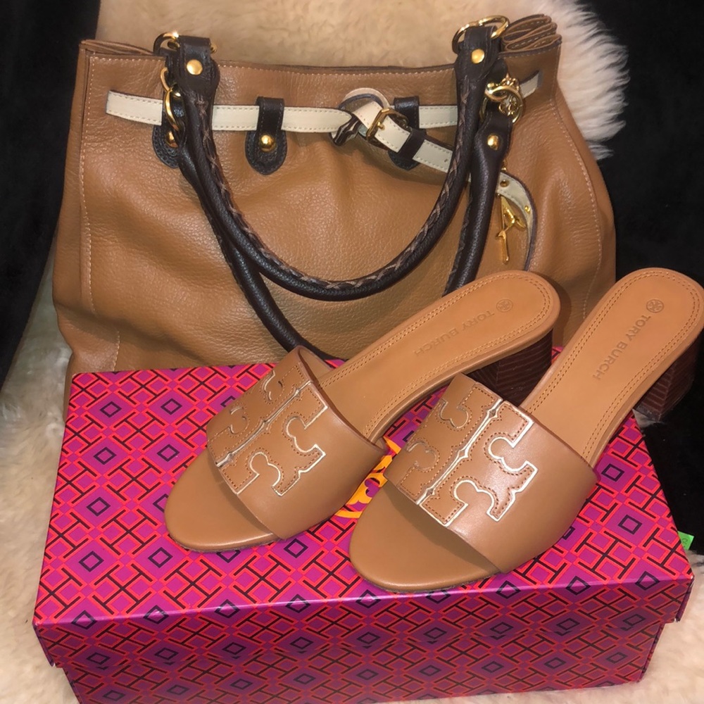 2items/Tory Burch sandals and Andalossi bag